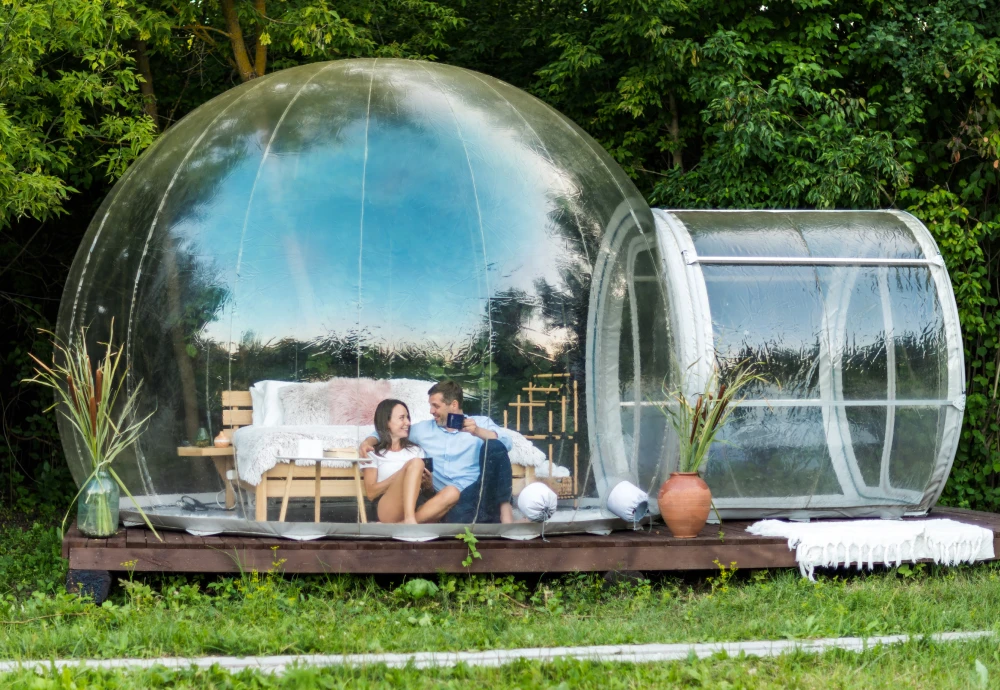 outdoor camping inflatable bubble tent